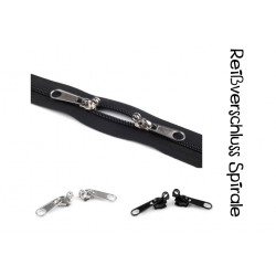 Reißverschluss endlos mit Spirale plus Schieber